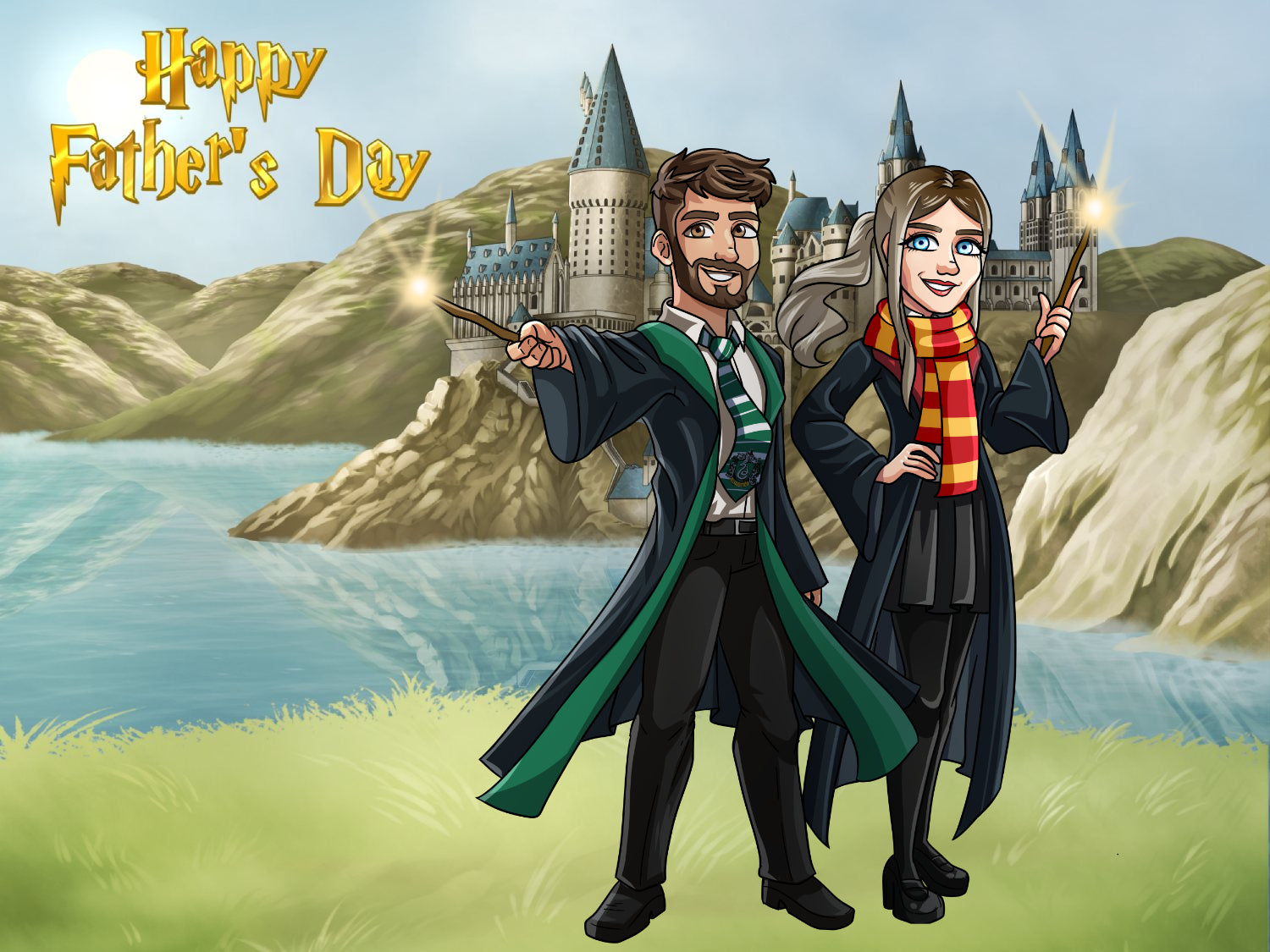 Full Body - Fathers Day Hogwarts