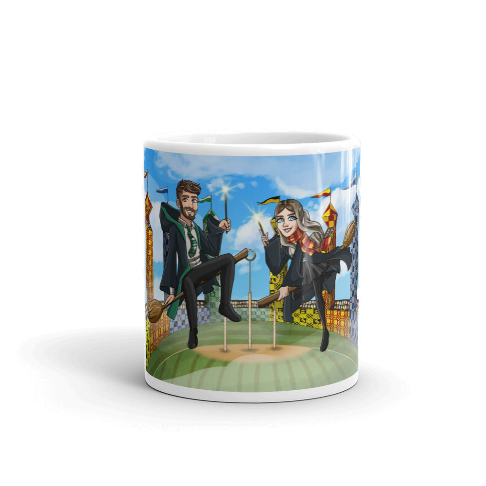 Custom Turned Wizard Portrait + Mug